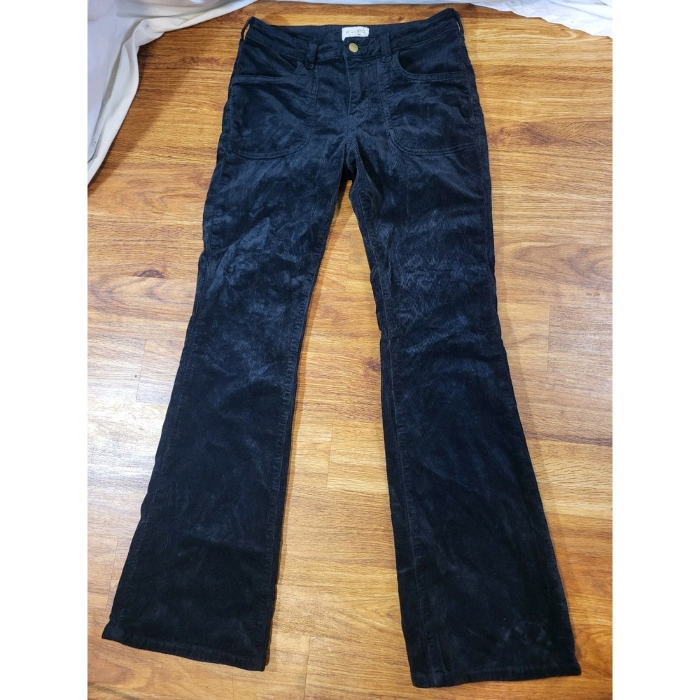 pilcro black corduroy flare Size 28 Pants